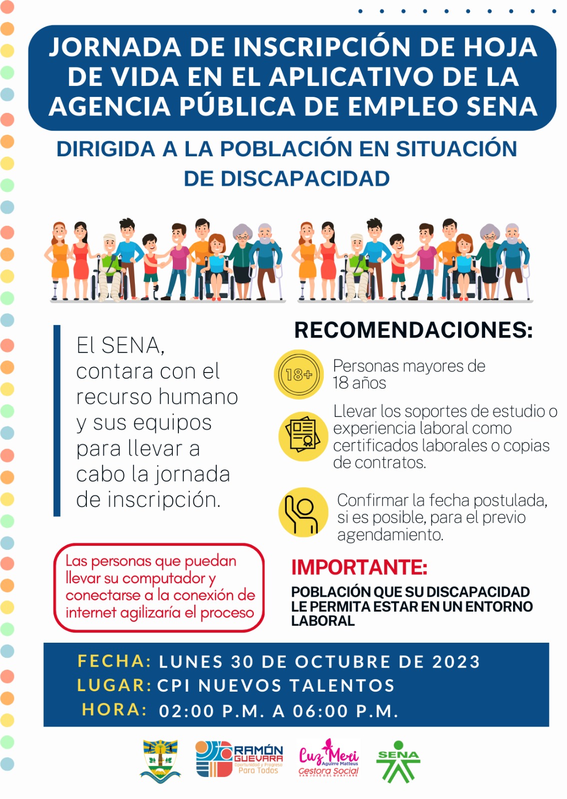 JORNADA DE INSCRIPCIONES APLICATIVO AGENCIA PÚBLICA DE EMPLEO