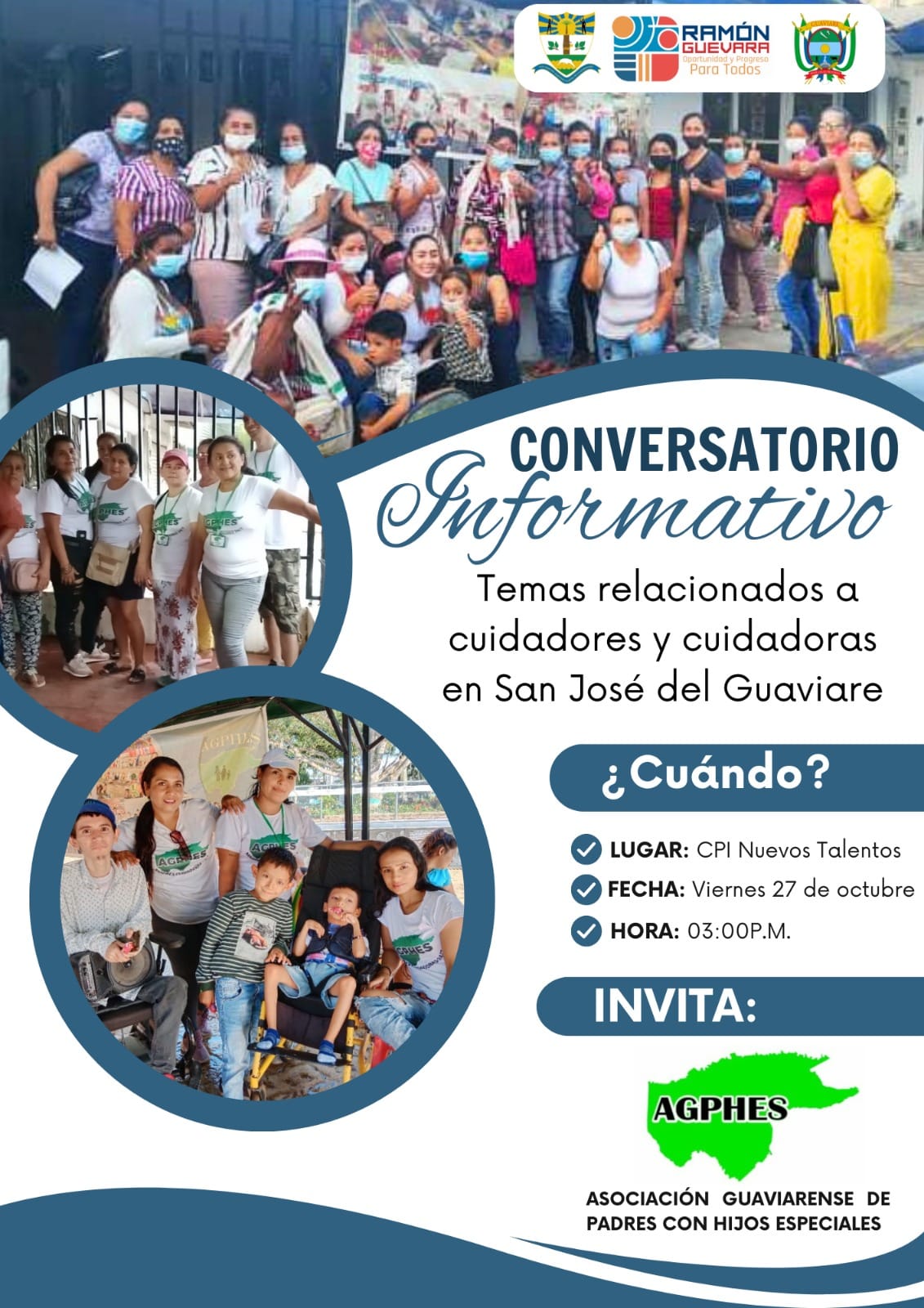CONVERSATORIO PARA PADRES O MADRES CUIDADORES DEL MUNICIPIO DE SAN JOSÉ DEL GUAVIARE