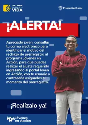 Finalizaci&oacute;n del proceso de inscripci&oacute;n J&oacute;venes en Acci&oacute;n 2023