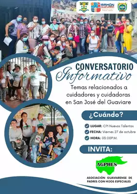 Conversatorio para padres o madres cuidadores del municipio de San Jos&eacute; del Guaviare